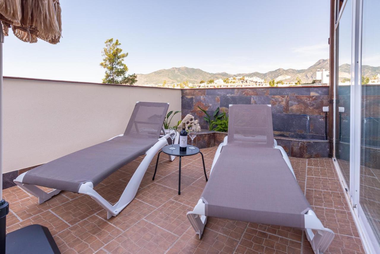 Апартаменти Duplex De Lujo En La Playa , Jacuzzy, Piscina, Chimenea Y Padel Бенальмадена Екстер'єр фото